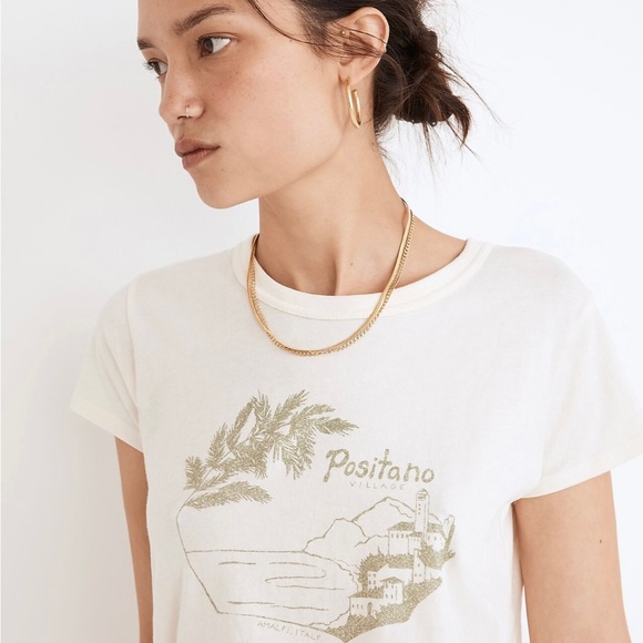 Madewell Tops - Madewell Positano Softfade Cotton Perfect Vintage Tee